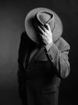 Man and hat Фото