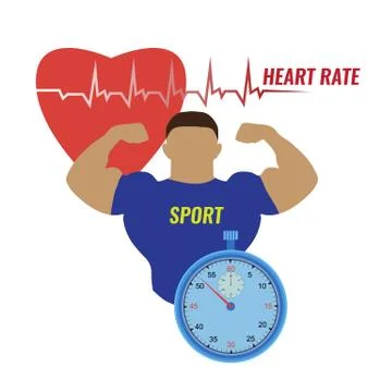 Man and Heart Stock Illustration