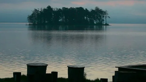 Man and lake Video stock 81698364