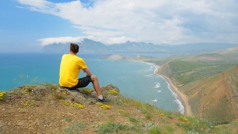 Man and nature. Stock Footage 84024043