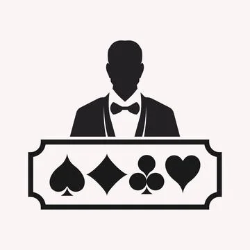 Man and rummy shape design vector illustration Stock Illustration