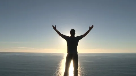 Man and the Sea 2 Freedom Video stock 44287623