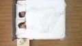 The man and woman kiss in the bed. view from above 4k or 4k+ Resolution