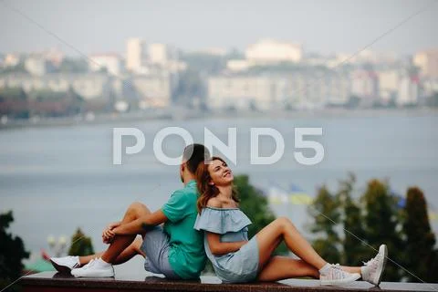 Man and woman together Stock Photos