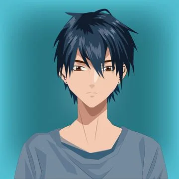 Man anime Stock Illustration