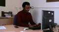 Man answers mobile phone, good news HD Footage