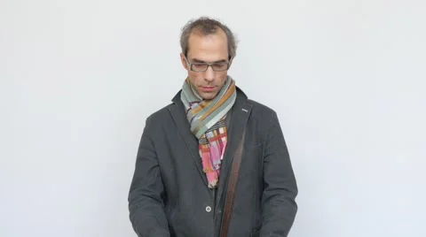 Man Appearing against Terrorism Stock Footage 64544352