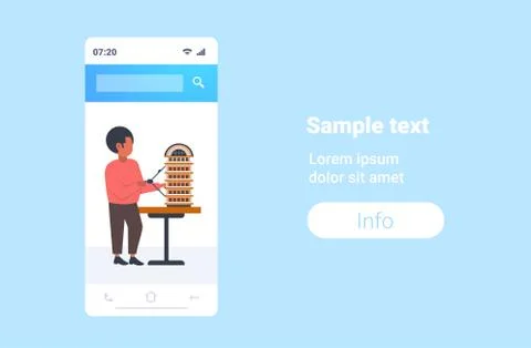 Man architect using compass engineer drafting new building city model urban Ilustración de archivo