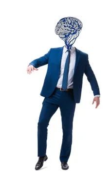 Man in artificial intelligence concept Stock Photos