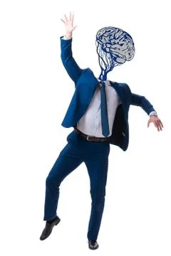 Man in artificial intelligence concept 写真素材