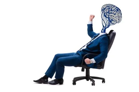 Man in artificial intelligence concept 스톡 사진