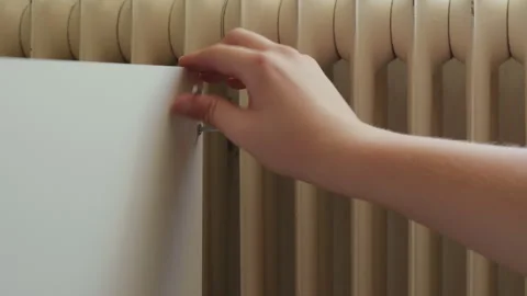 Man Assembling New Wardrobe With Hand Tool Stock Footage 338375331