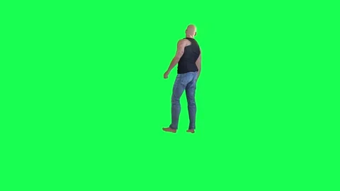 Man with athletic body in green screen w... | Stock Video | Pond5