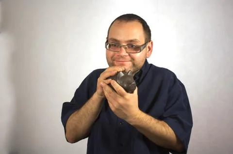 Man with austerities of lives Stock Photos