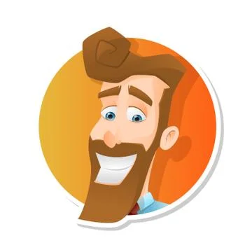 Man avatar  Stock Illustration