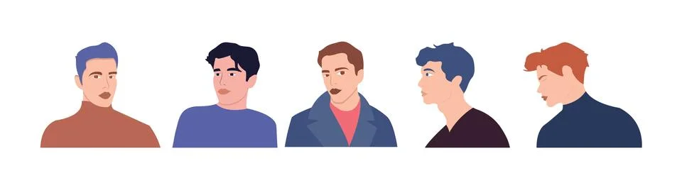 Man avatar Illustrazione stock