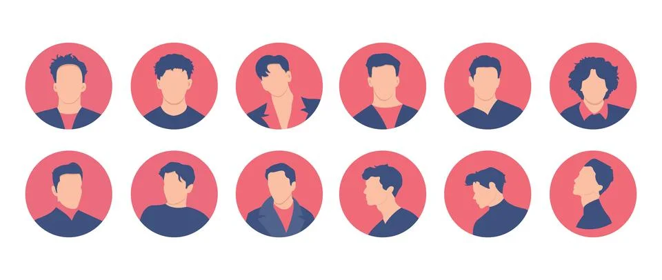 Man avatar Illustrazione stock