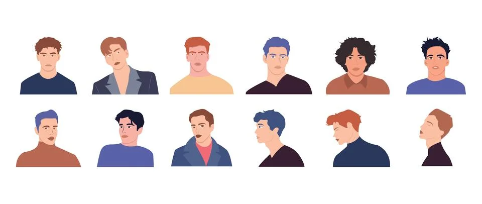 Man avatar Stock Illustration