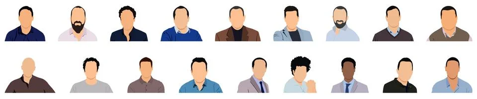 Man avatar Stock Illustration
