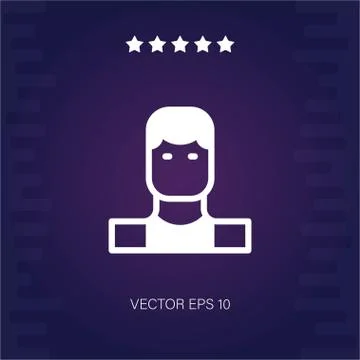 Man avatar vector icon Stock Illustration