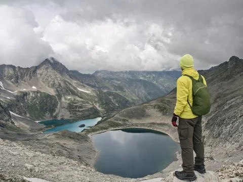 Man with backpack Фото