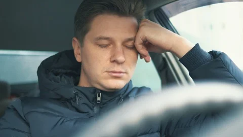 A man in a bad mood. Depression. Stock Footage 99199101