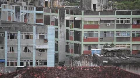 Man on Balcony in Brazil Video stock 10893668