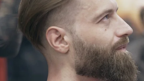 Man at barbershop Stock Footage 118947729