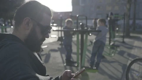 Man with a beard  Video stock 141672960