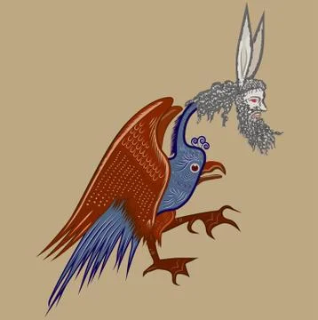 Man with  beard 스톡 일러스트