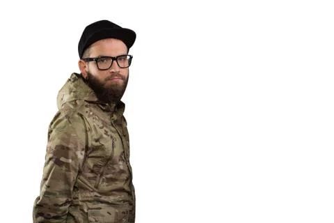Man with a beard Stock Photos