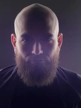 Man with a beard Stock Photos