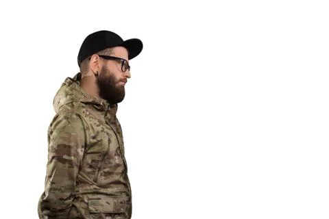 Man with a beard Stock Photos