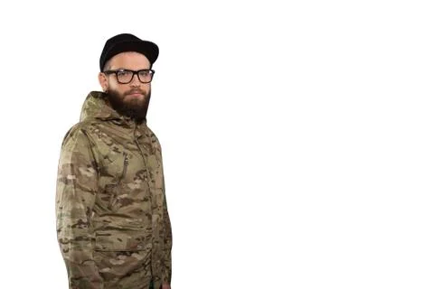 Man with a beard Stock Photos