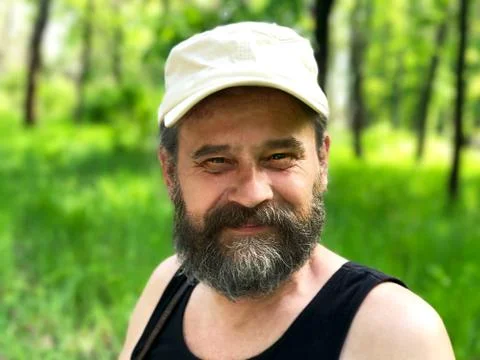 A man with a beard. Stock Photos