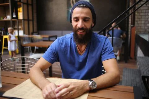 Man with beard Stock Photos