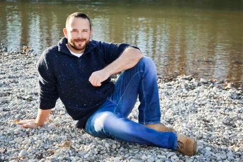 Man with beard Stock Photos