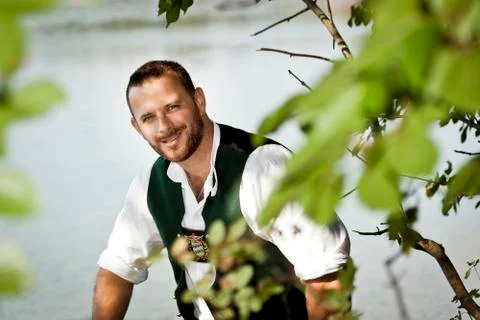 Man with beard Stock Photos