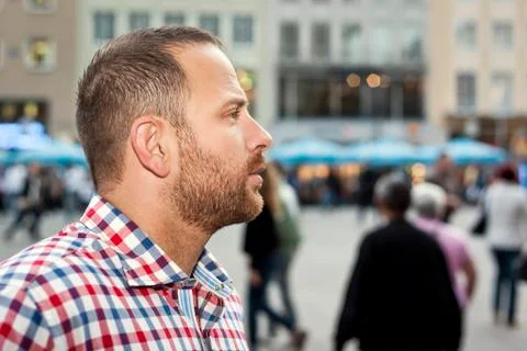 Man with beard Stock Photos