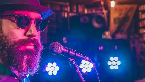 Man with beard Stock Photos