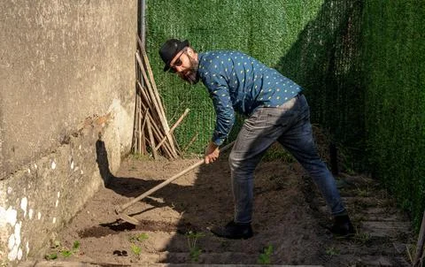Man with beard Stock Photos