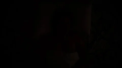Man in bed turns on phone. Stock Footage 76202230
