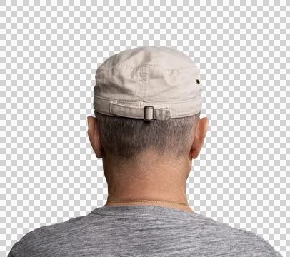 Man with a beige cap Stock Photos