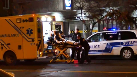 Man being transported at metro station Stock Footage 102016198