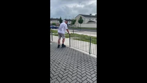 Man Bet He Could Roller Blade and Inevitably Lost - 27 Jul 2026 Stock Footage 340593780