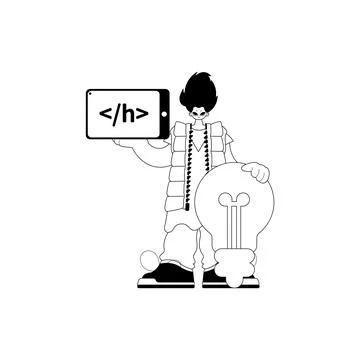 Man with big luminosity up abstemious medulla oblongata and window with cou.. 스톡 일러스트