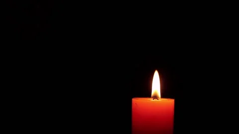 The Man Blows Out the Candle Stock Footage 203913515