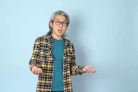Man in Blue Stock Photos