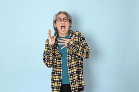 Man in Blue Stock Photos