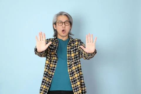 Man in Blue Stock Photos